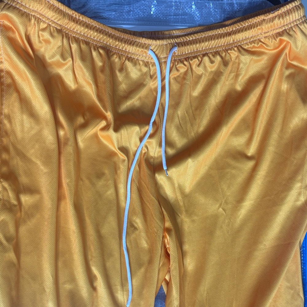 Bright Yellow Athletic joggers
